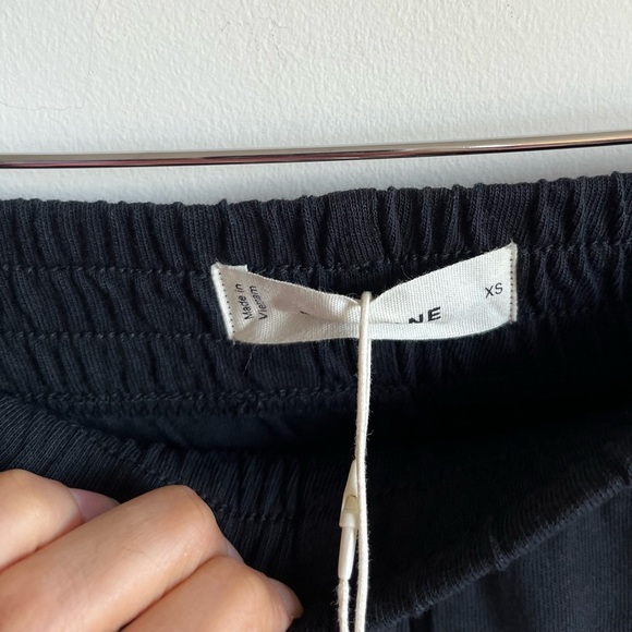 NWT EVERLANE - The Off-Duty Barrel Pant - Organic Cotton - Black - XS - Picture 7 of 12